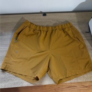 Janji Men's Mustard Athletic Shorts
